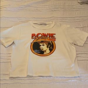 Cropped/Distressed Rock Tee